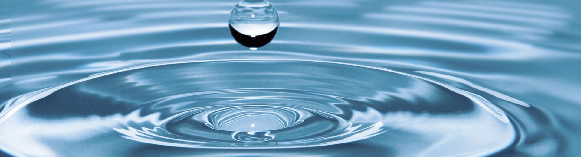 drop of water making ripples